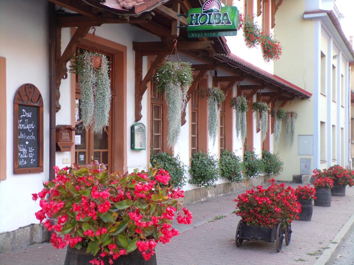 Penzion Restaurace U Helferu Libuň Exterior foto