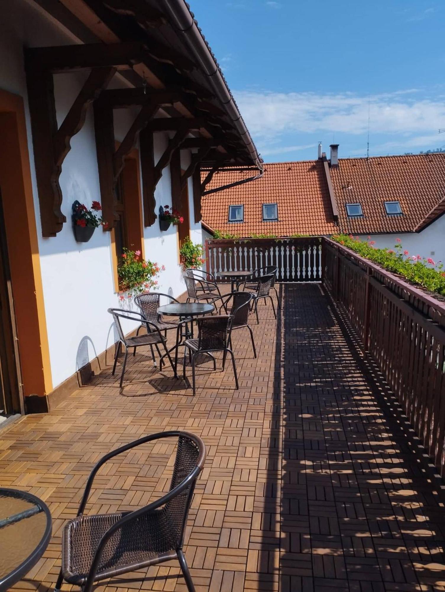Penzion Restaurace U Helferu Libuň Exterior foto